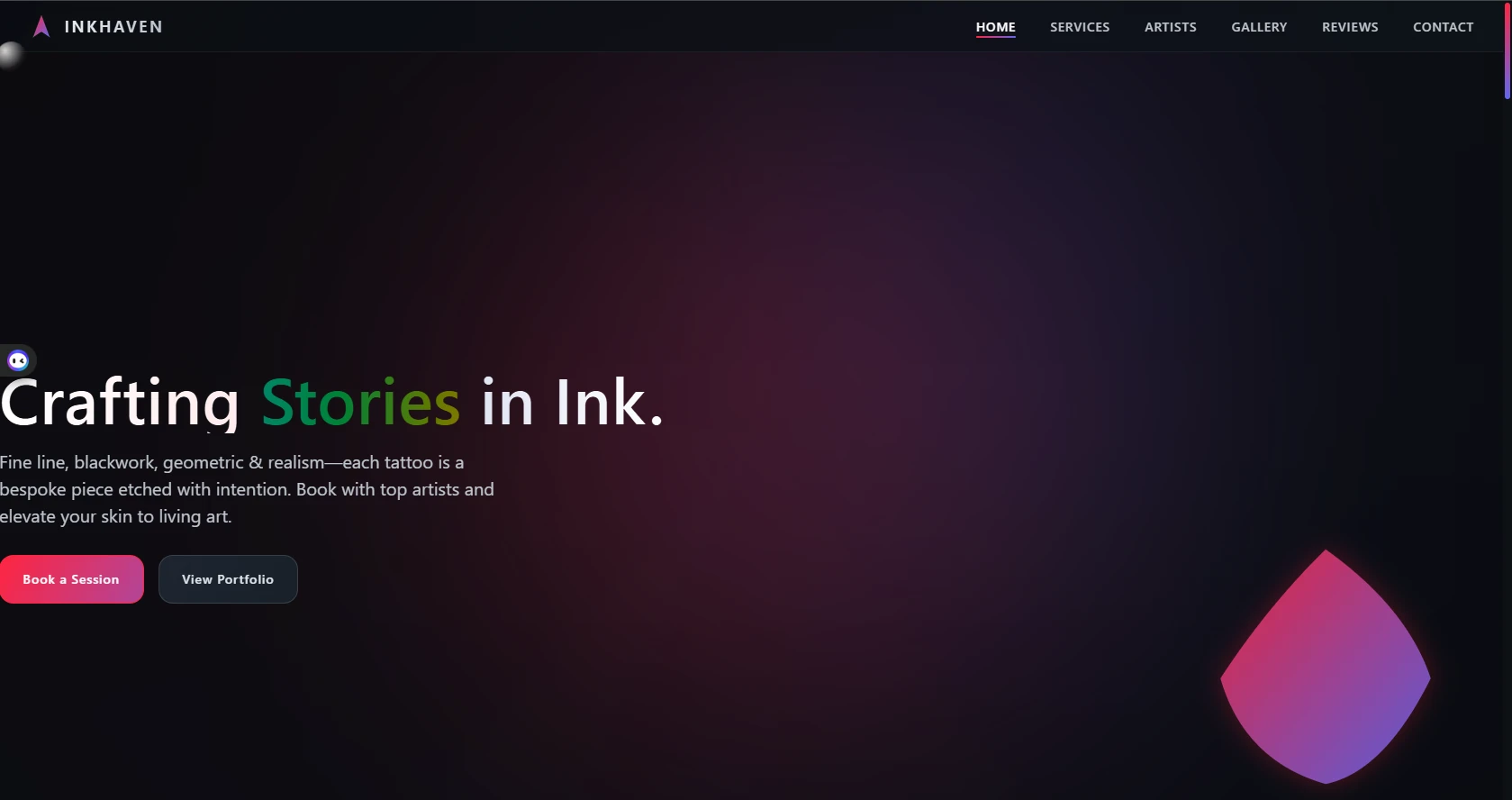 web – Inkhaven Studio – Fixotech Durrës