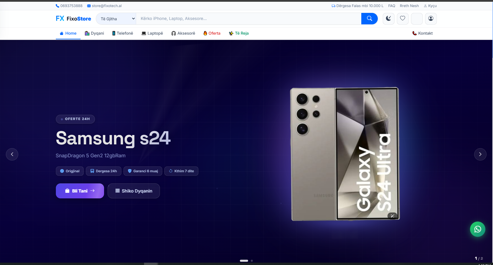 web – Store.fixotech.al – Fixotech Durrës