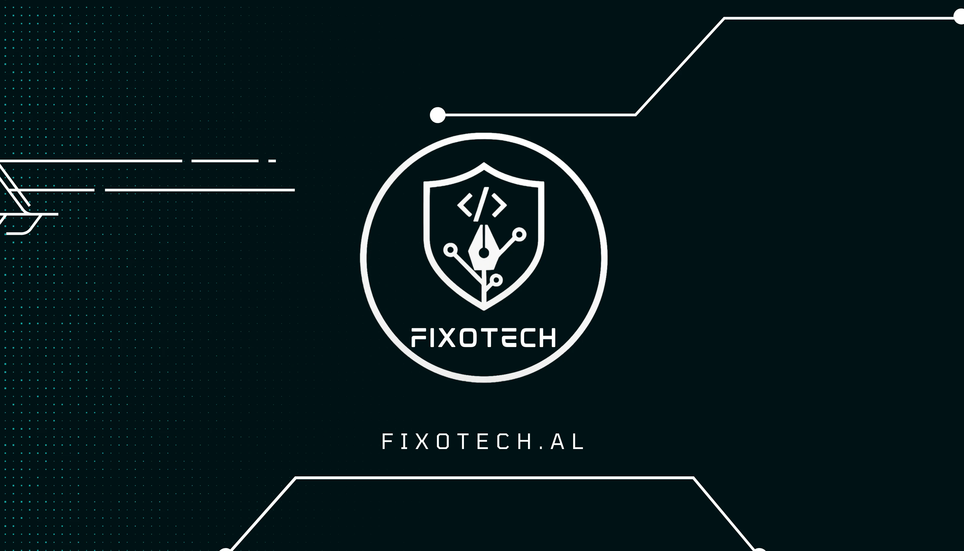 Graphic Designer – Kartvizitat e Fixotech Para – Fixotech Durrës